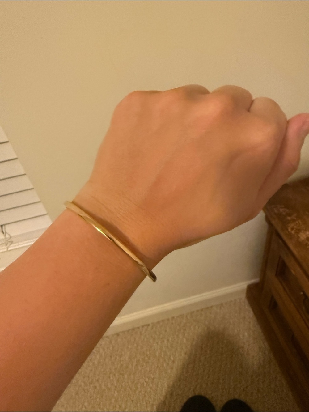 14k Gold plated bangle bracelet